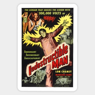 The Indestructible Man Sticker